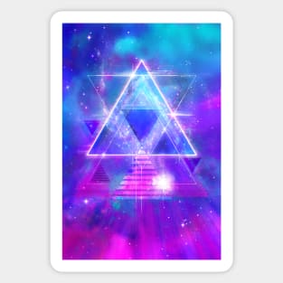 Space Vector 3 - Synth Galactic Vaporwave Sticker